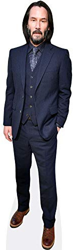 Keanu Reeves (Blue Suit) Pappaufsteller lebensgross