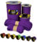 EdcX Paracord 4mm, 35+ Solid Colors (10m, 15m, 30m, 50m, 100m, 300m) | Ideal for Crafting, DIY, Camping, Survival, Outdoor | 100% Nylon Rope 4mm | Tactical Cord 550 Type III (Purple, 15 m)