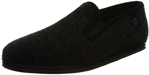 Rohde Herren Lillestrom Hausschuh, 90 Schwarz, 45 EU