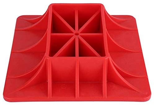 EVGATSAUTO Off Road Base Hoisting Sinkage Lifting Jack Off-Road Base Pad Red Color to Alleviate Jack
