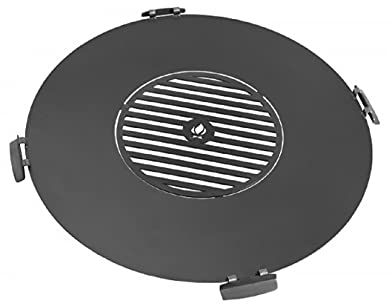 Cook King Grillplatte für Feuerschale mit Grillrost innen 102cm Ø Rost 50 Ø