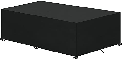 SanGlory Garden Furniture Covers 350 x 260 x 90cm Outdoor Furniture Cover Waterproof Patio Furniture Covers Waterproof Garden Table Cover Rattan Furniture Set