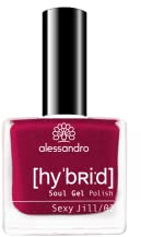 alessandro HYBRID Lack Sexy Jill -Orientrot gepaart mit leichtem Schimmer - In nur 3 Schritten - perfekte Nägel ohne LED -bis zu 10 Tagen halt! 8 ml