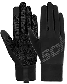 Reusch Ian TOUCH-TEC™ winddichte und extra amtungsaktive Sporthandschuhe für Laufen, Fahrradfahren, Wandern, Langlaufen, Touchscreen