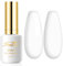 Imtiti Gel Nagellack - 15 ML Reines Weiß Nude Polish Soak Off LED UV Nail Kit - Neutral DIY Nail Art Starter für Manicure Salon - für Frauen und Mädchen