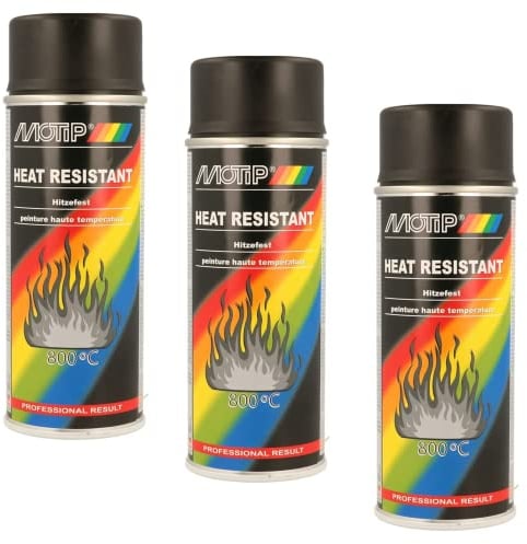 MOTIP Hitzefest schwarz 400ml, 3-teiliges Set