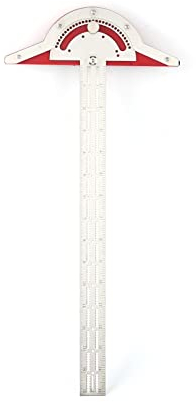 Woodworkers Edge Ruler,Holzbearbeitung Kantenlineal,Digital Angle Finder Winkelmesser,Winkelmesswerkzeug Lineal, 0-70 Grad Einstellbar Metall Messschieber (15 in)