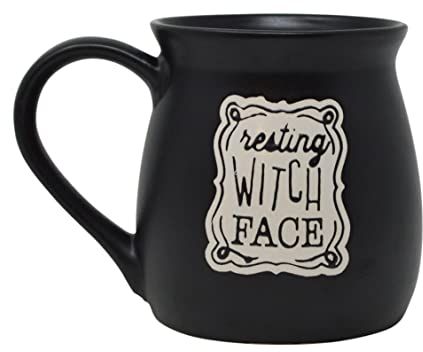 Resting Witch Face 20 Ounce Stoneware Mug