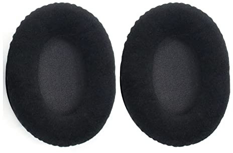LAURAG Ear Cushions,High Quty Headset Cushion Replacement Breathable Ear Pads Compatible with HyperX Cloud II(Black Flannel)