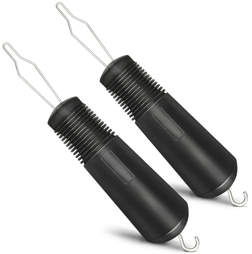 VCOSTORE Button Hook Helper - Button Hook Dressing Aid, Seniors Button Fastener Hook Aid Button Assist Device for Arthritis, Limited Hand Mobility(2 Pieces)