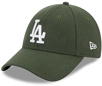 New Era Kappe Basecap MLB Los Angeles Dodgers Hut Frau Grün 9Forty verstellbar gebogener Schirm - One-Size