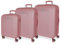 MOVOM Riga Set di valigie rosa 55/70/80 cm Rigida ABS Chiusura TSA 91L 10,88 kg 4 ruote doppie bagaglio mano, Rosa, Taglia unica, Set di valigie