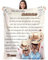 Auzkong Kuscheldecke für Mama, Kuscheldecke für Mama von Tochter, Mutter Tochter Decke mit Spruch Italienisch, Flanelldecke, Couch Sofa Kuscheldecke, Mutter Tochter Decke (Mama-1-130 * 150cm)