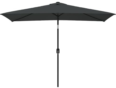CLALER Sonnenschirm rechteckig 200x300 cm, sonnenschirm balkon 2x3 m, Terrasse Sonnenschutz UV, für Balkon Garten, Anthrazit