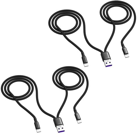 AOUZOVLI 2Pcs USB C Multi Ladekabel 1.2M USB C Splitter 1 zu 2 zum Laden Nylon Y Kabel Verteiler auf 2 USB-C Ladekabel Langlebige und Vielseitige Ladelösung für Telefone Und Tablets