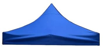 VINCINEY Toile pour Tonnelle Tissu de Toit de Gazebo remplaçable, imperméable, for Tente, auvent de Patio extérieur, Tissu Oxford, Couverture de Protection UV(2x2m Blue)