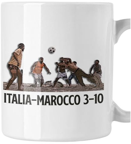 bubbleshirt Tazza Mug in ceramica Film Cult anni 80-90 Italia-Marocco - humor - idea regalo