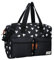 mybagstory - Wickeltasche mit großer Kapazität mit Wickelunterlage Micky Maus - Größe 40 cm - verstellbare Träger, Mickey Mouse - Schwarz, 40 cm x 28 cm x 16 cm