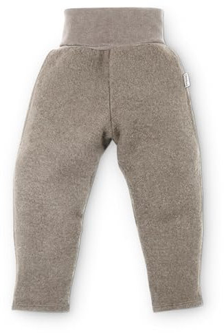 Ehrenkind® Walkhose aus Bio-Wolle & Bio-Baumwolle | Baby Hose | Wollwalk Hose | Standard 100 by Oeko-TEX | Beige 134/140