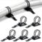 20 Pieces Nylon Cable Zip Ties with Adhesive Backing and Optional Screw Mount, Reusable Cable Management Clips for Wires and Cords, Adhesiv Ties for Home and Office Organisation