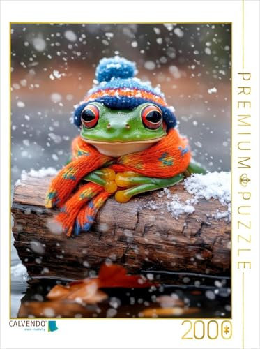 CALVENDO Puzzle Frösche | 2000 Teile Lege-Größe 67 x 90 cm Foto-Puzzle für glückliche Stunden