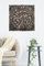 Kinaree Bodhi - Tableau mural en bois sculpté à la main - 60 x 60 cm - Sculpté à la main en bois massif de Suar - Décoration murale asiatique de Thaïlande - Motif arbre de vie - Décoration murale