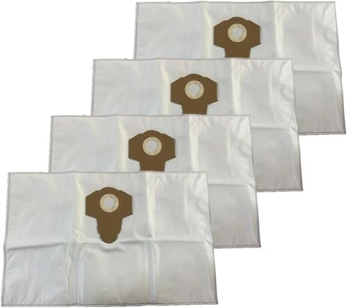 Daaxing Paquete de 4/10 bolsas de polvo de gran capacidad para aspiradora Einhell TC-VC1820 TE-VC 1825, TE-VC 1925 SA, TE-VC 2025 SACL piezas de repuesto (paquete de 4)