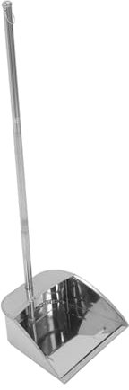 LOEFLIFA Pala De Basura Espesa Con Limpiadores Pesado Y Telescópico Para Largo Polvo Familiar Limpieza Limpio Recogedor De Basura Recogedor De Metal Resistente Acero Inoxidable