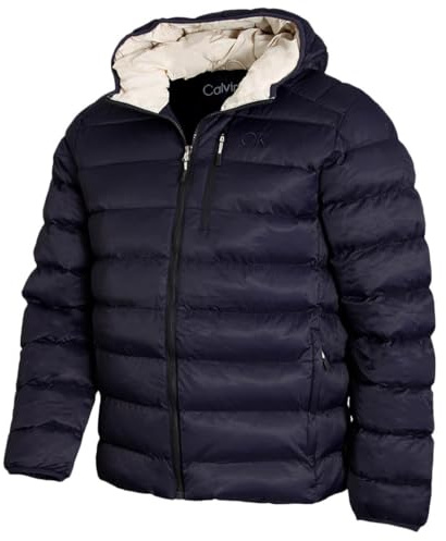 Calvin Klein Mens 2026 San Gabriel Padded Woven Jacquard Jacket