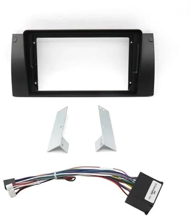 9 2Din Autoradio-Blendenadapter Für Großen Bildschirm Für X5/E53/E39 DVD-Player. Einbaurahmen Das Armaturenbrett(Frame Power Cable)