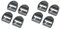 AceCamp® Duraflex Klemm-Leiterschnalle [8x25mm – schwarz] - Gurtbefestigung Kofferverschluss - Rucksackverschluss - Einfache Anbringung - Robuste Schnalle.