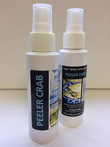 searigs Extracted Bait Oil - Sticky Spray - - Sea Fishing - Super Concentrated PVA Friendly, (Peeler Crab)