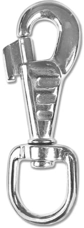 WALDHAUSEN Karabinerhaken für Longe, runder Ring
