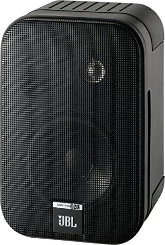 JBL Control One Rugged 2-Way 100mm (4inches) Bookshelf Satellite Audio Monitor Speakers (Pair) - Black Chrome (Renewed)