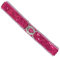 Cadoline Small Slim Sequin Belt Violet With Silver Trim Length/Width 62 x 5cm Fashion Belts For Women