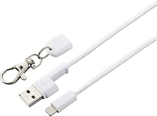 Renkforce Apple iPad/iPhone/iPod Anschlusskabel 0,95m 1x USB 2.0 A Stecker und 1x Apple Lightning Connector weiß