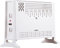 Jocca Calefactor Radiador, Termostato 3 potencias 750,1250,2000W, Calor uniforme, Opción de ventilador, Función turbo, Piloto luminoso de funcionamiento (Blanco)