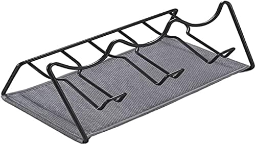 Metaltex Abtropfhalter, Metall, Schwarz, für 3 Flaschen