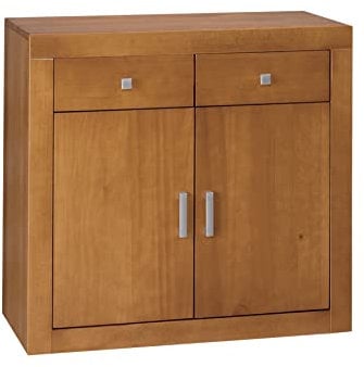 Dogar Kynus Aparador de 2 Puertas y 2 cajones, Cerezo, 86x91x42 cm. Recto
