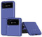 BoerHang Hülle für Samsung Galaxy Z Flip 4, Ultradünne, Faltbare PC-Handyhülle, Stoßfeste und Kratzfeste Schutzhülle.(Blau)