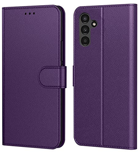Tenphone Coque pour Samsung Galaxy A54 5g, Coque Samsung A54,Etui Protection Housse Premium en Cuir PU, [Emplacements Cartes], Pochette Flip Case Compatible avec Samsung A54 5G Book (Violet)