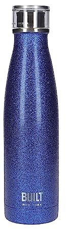 BUILT Perfect Seal 500 ml Insulated Water Bottle, Blue