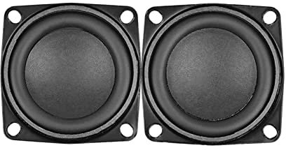 BREAUX 2Pcs 2 Inch Full Range Speaker 4 Ohm 10W Bluetooth Speaker 53MM Bass Speaker For Charge 3 Repair Multimedia Home Audio Bookshelf speaker