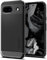 Spigen Rugged Armor Coque Compatible avec Pixel 8a [Fibre de Carbone] - Noir Mat