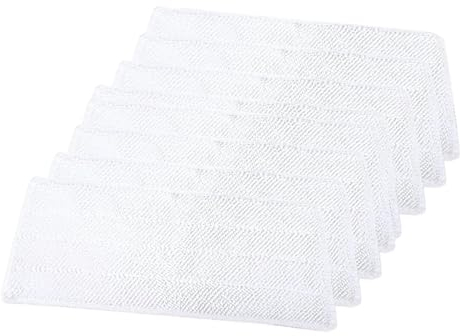 YIKRAOS Ersatzbezüge passend kompatibel mit Vileda Steam XXL Power Pad Dampfreiniger Ersatzbezug, waschbar in Weiß(8PC)