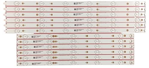 TUCANSBP LED-Hintergrundbeleuchtungsstreifen kompatibel for 49PUF6701/T3 49PFS5301/12 49PUH4900/88 49PFS4131 EVTLBM490E0501-AJ-3(L) 49PUK4900/12 TPT490U2-EQYSHM.G