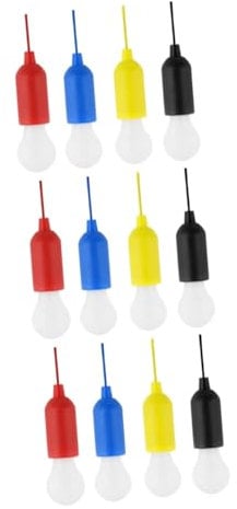 Ciieeo 12 Stück LED Campinglaterne Zum Aufhängen Von LED Lampen Mit Zugschnur Zum Aufhängen Von LED Lichtern