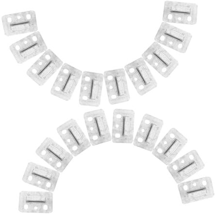 DOITOOL Ensemble De 100 Pinces Pour Panneaux Métalliques Nickelées Pour Panneaux Muraux En Bois