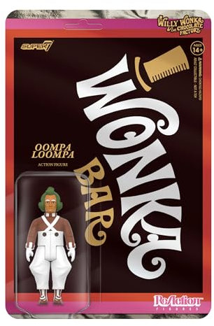 SUPER7 Willy Wonka & The Chocolate Factory Reaction Figures Wave 03 - Oompa Loompa Action Figure