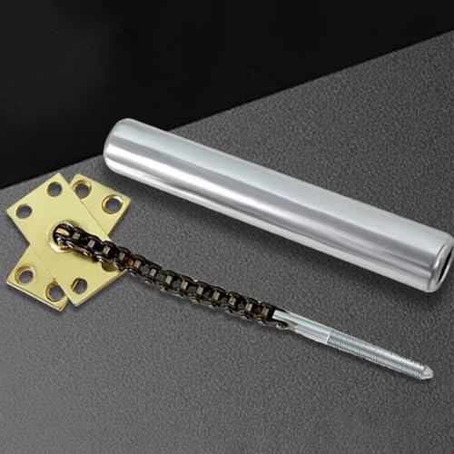 Verdeckter Türschließer, 138 mm, einfacher Metall-Mehrzweck-Türschließer, leiser Puffer, Türfederschließer für Schlafzimmer, Küche, Badezimmer